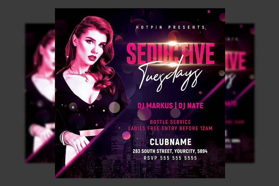 Night Club Party Flyer Template in Flyer Templates - product preview 8