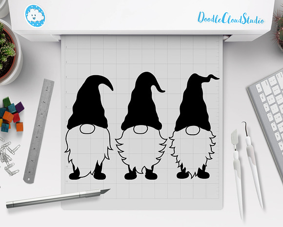 Gnome SVG Cut Files,  Gnome Clipart in Illustrations - product preview 8