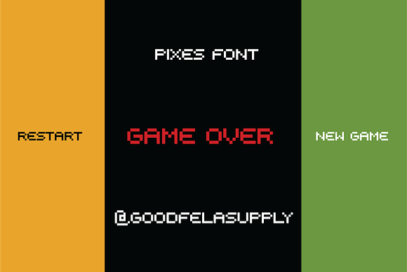 Pixes Font in Display Fonts - product preview 5