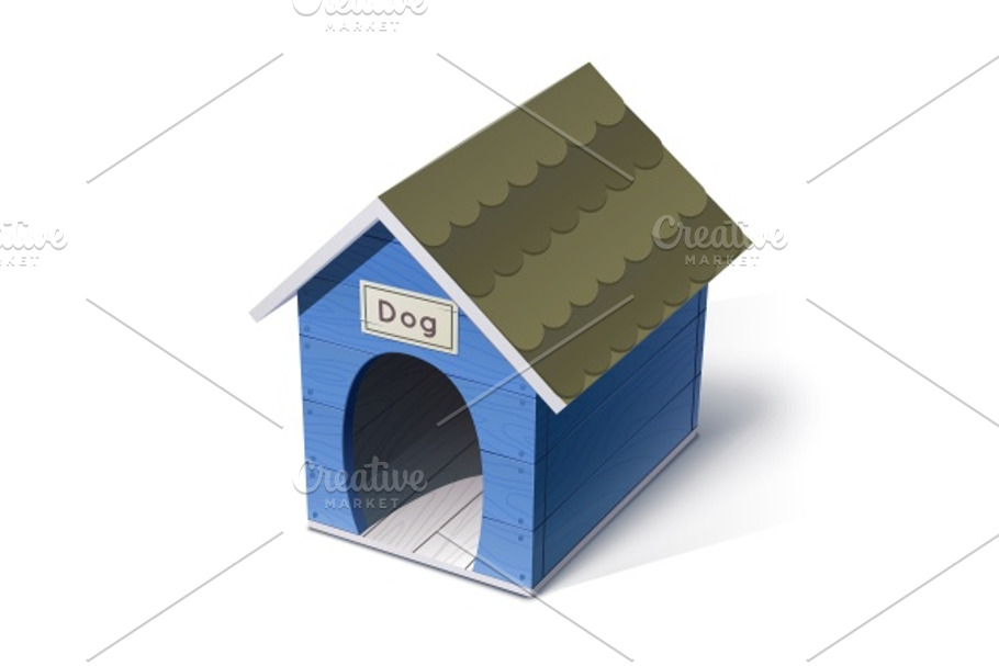 dog house in Illustrations - product preview 8
