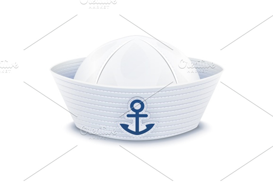 Sailor cap in Illustrations - product preview 8