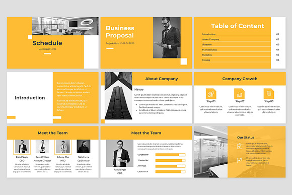 Proposal Google Slides in Google Slides Templates - product preview 1