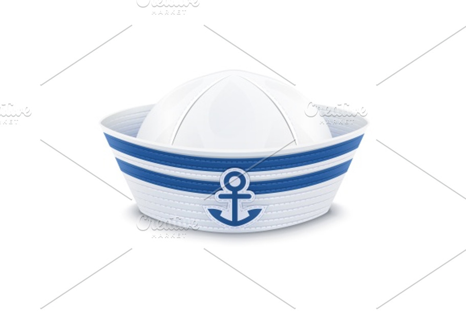 Sailor cap in Illustrations - product preview 8