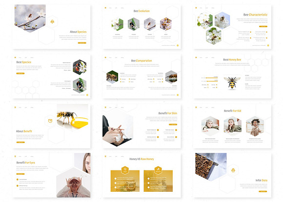 Honey - Google Slides Template in Google Slides Templates - product preview 2