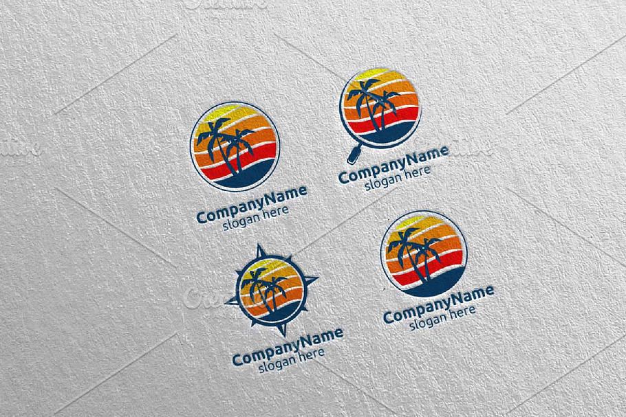 Travel and Tour Logo Design 1 in Logo Templates - product preview 8