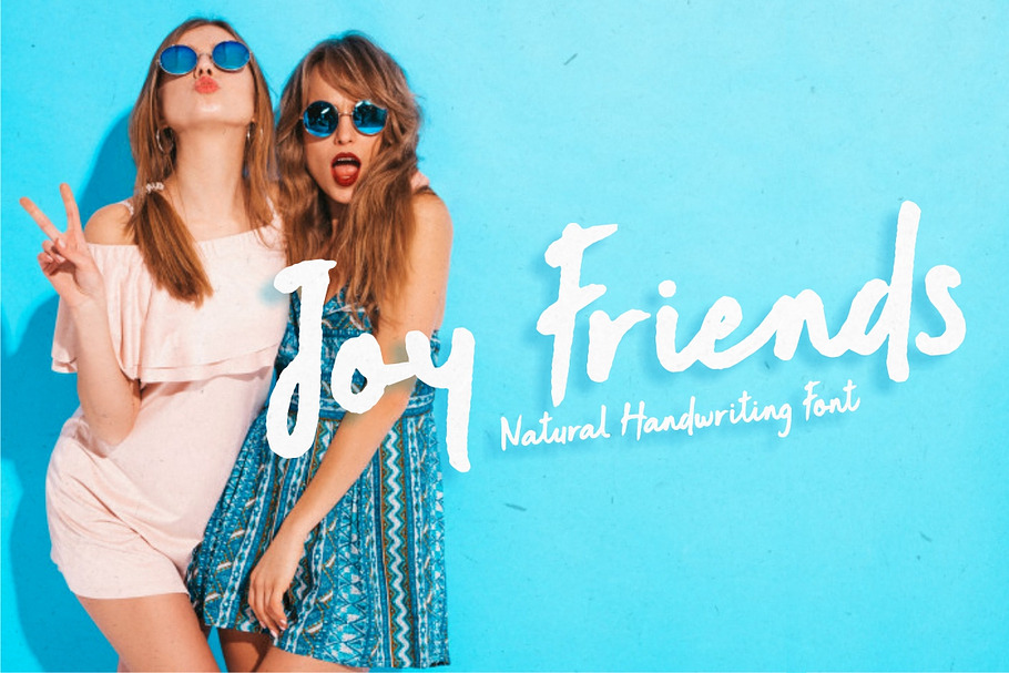 Joy Friends - Bold Marker Font in Display Fonts - product preview 8