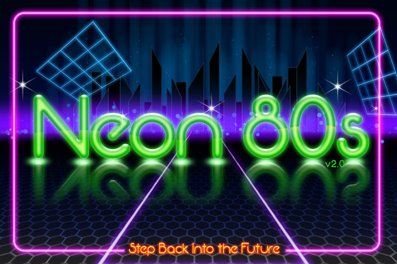 Neon 80s in Sans-Serif Fonts - product preview 1