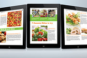 Food e-Magazine for Tablets