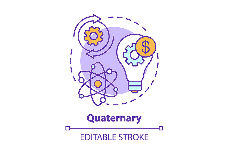 Quaternary concept icon