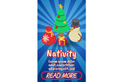 Nativity concept banner