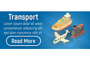 Transport concept banner