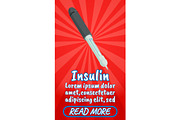 Insulin concept banner
