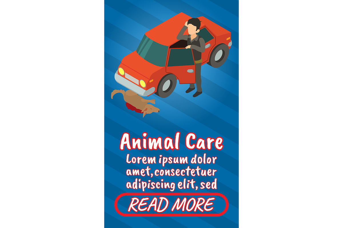 Animal care concept banner in Illustrations - product preview 8