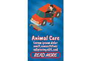 Animal care concept banner