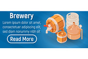 Brewery concept banner