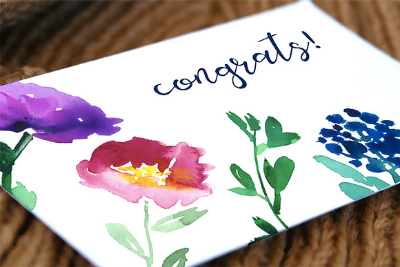 Congrats card printable in Postcard Templates - product preview 1