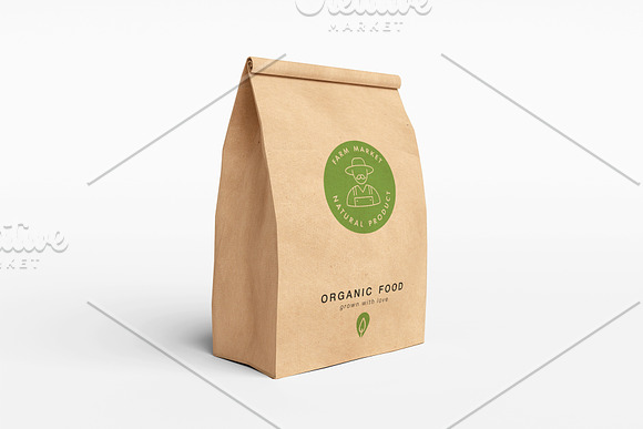 Organic food - logos and badges in Logo Templates - product preview 2