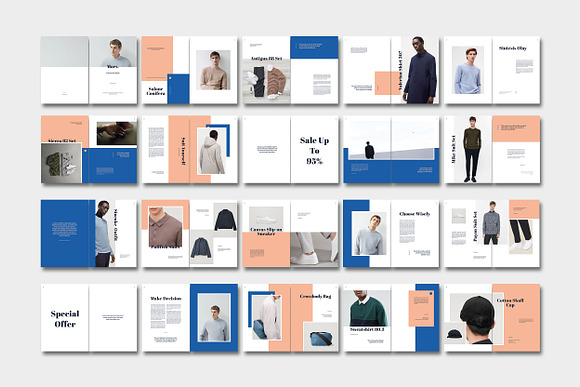 Canva Mens Outfit Lookbook | Mars in Magazine Templates - product preview 7