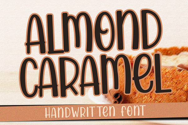 Almond Caramel - Handwritten Font