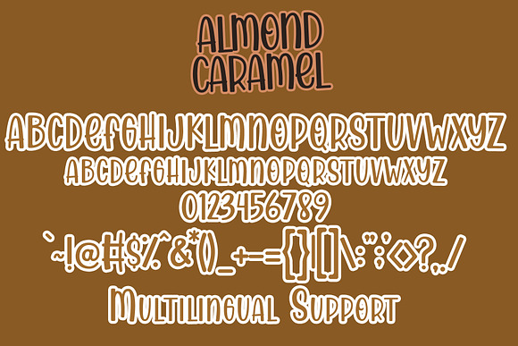 Almond Caramel - Handwritten Font in Display Fonts - product preview 6