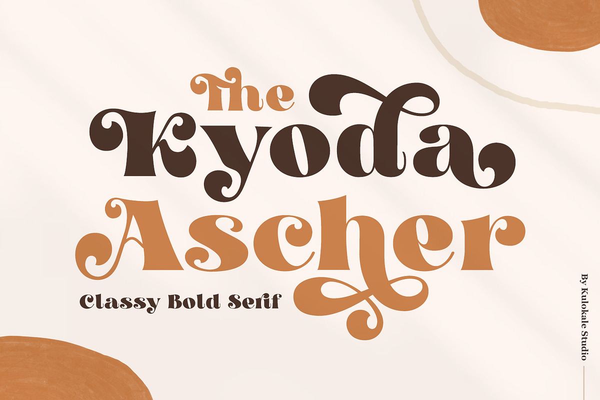 Kyoda Ascher in Serif Fonts - product preview 8