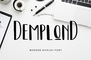 DemplonD Display Font