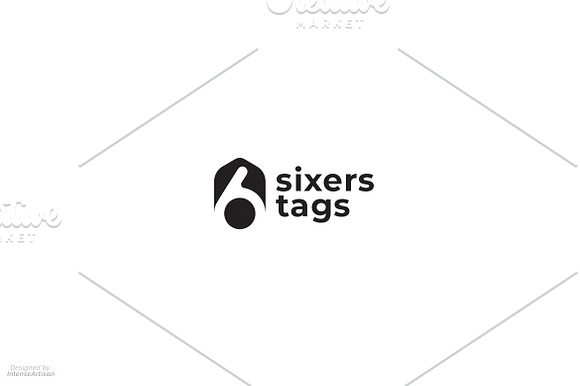 Sixers - Six Number Logo in Logo Templates - product preview 2