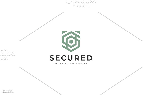 Secure Shield Logo in Logo Templates - product preview 1