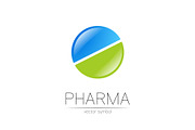 Pharmacy vector symbol for