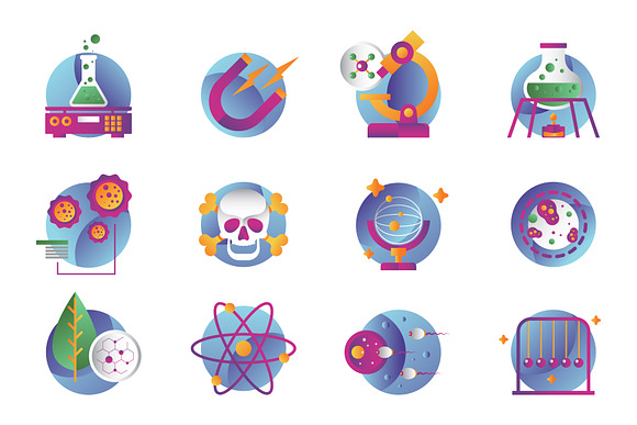 Bio Chemical Icons in Icons - product preview 1