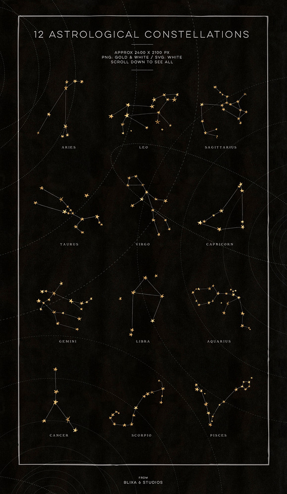 The Star Atlas: Golden Astrology Set in Objects - product preview 4