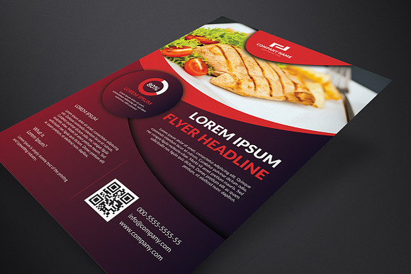 Restaurant Flyer in Flyer Templates - product preview 3