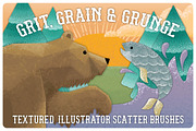 Grit, Grunge & Grain Scatter Brushes