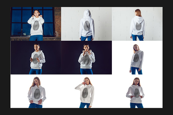 76 Hoodie Mock-Up Set in Mockup Templates - product preview 4