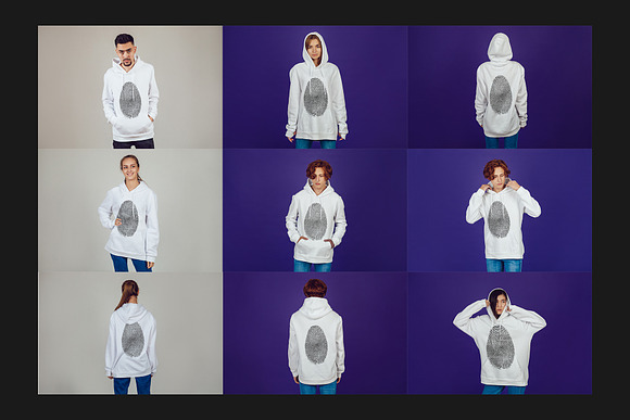 76 Hoodie Mock-Up Set in Mockup Templates - product preview 5