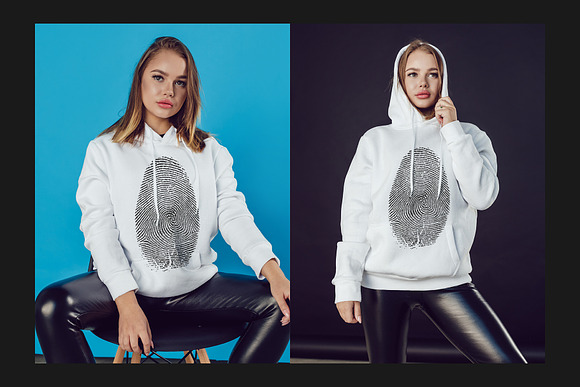 76 Hoodie Mock-Up Set in Mockup Templates - product preview 9