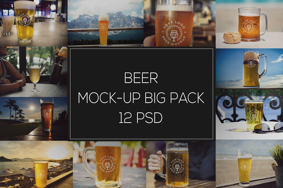 Beer Mockup Bigpack #7