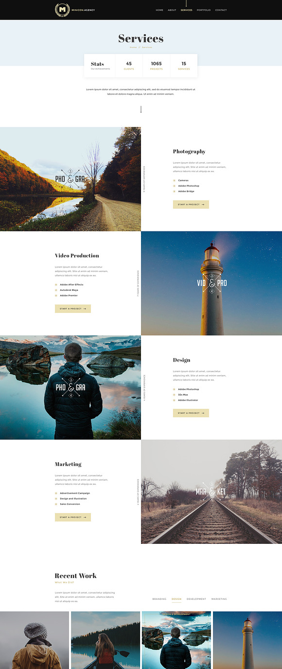 Minicon HTML and PSD Template in HTML/CSS Themes - product preview 2