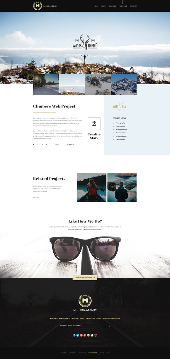 Minicon HTML and PSD Template in HTML/CSS Themes - product preview 4