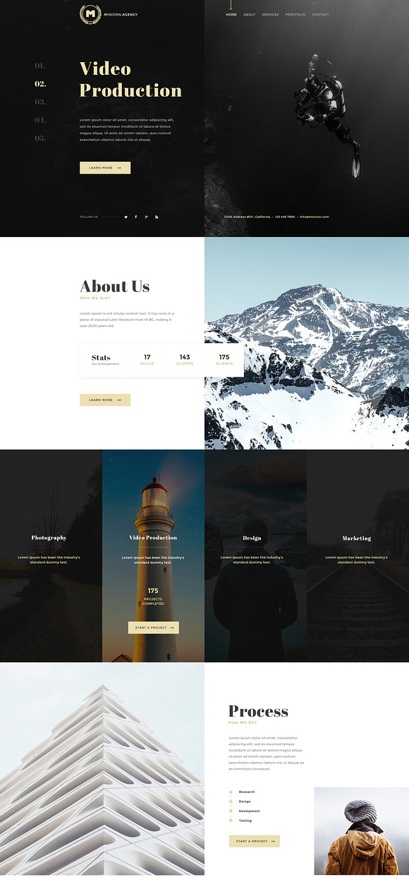 Minicon HTML and PSD Template in HTML/CSS Themes - product preview 9