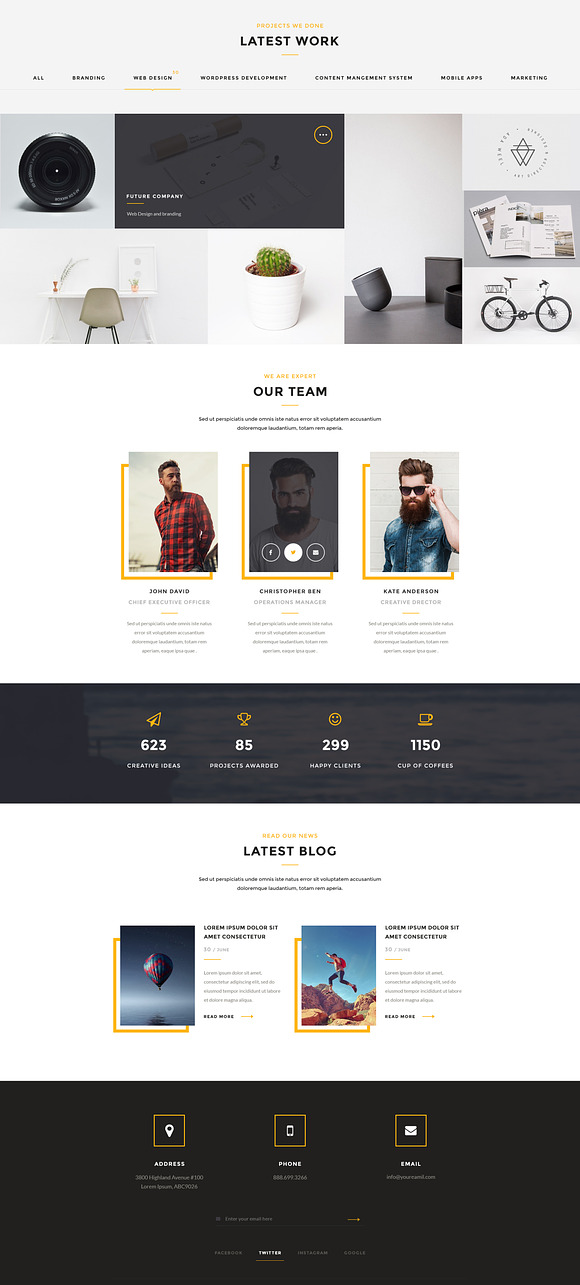 H4 Multipurpose HTML & PSD Template in HTML/CSS Themes - product preview 8