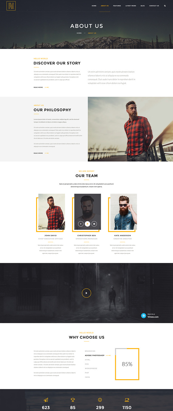 H4 Multipurpose HTML & PSD Template in HTML/CSS Themes - product preview 12