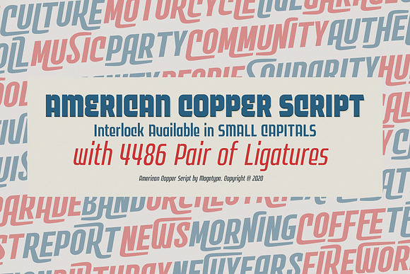 MGT American Copper Family in Display Fonts - product preview 4