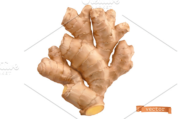 Ginger root, spice, healthy food in Icons - product preview 3