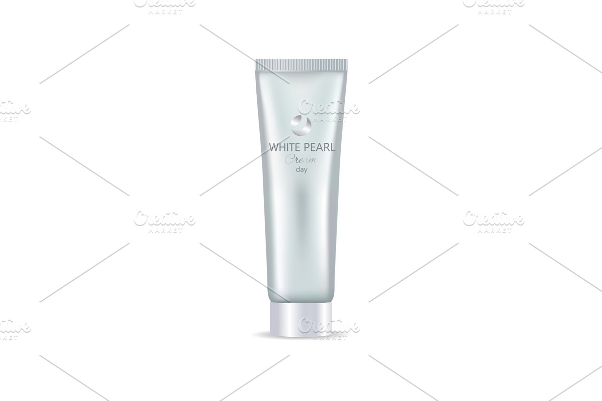 White Pearl Day Face or Hand Cream in Objects - product preview 8