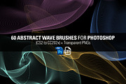 60 Abstract Wave Brushes for PS
