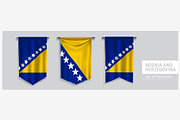 Bosnia and Herzegovina waving vector