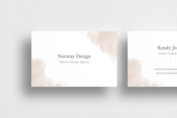 Norway Business Cards in Business Card Templates - product preview 1