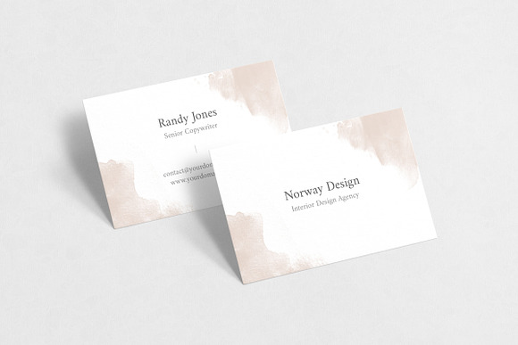 Norway Business Cards in Business Card Templates - product preview 3