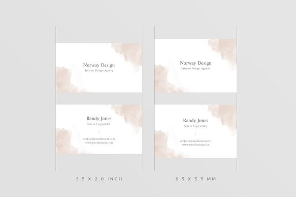 Norway Business Cards in Business Card Templates - product preview 4